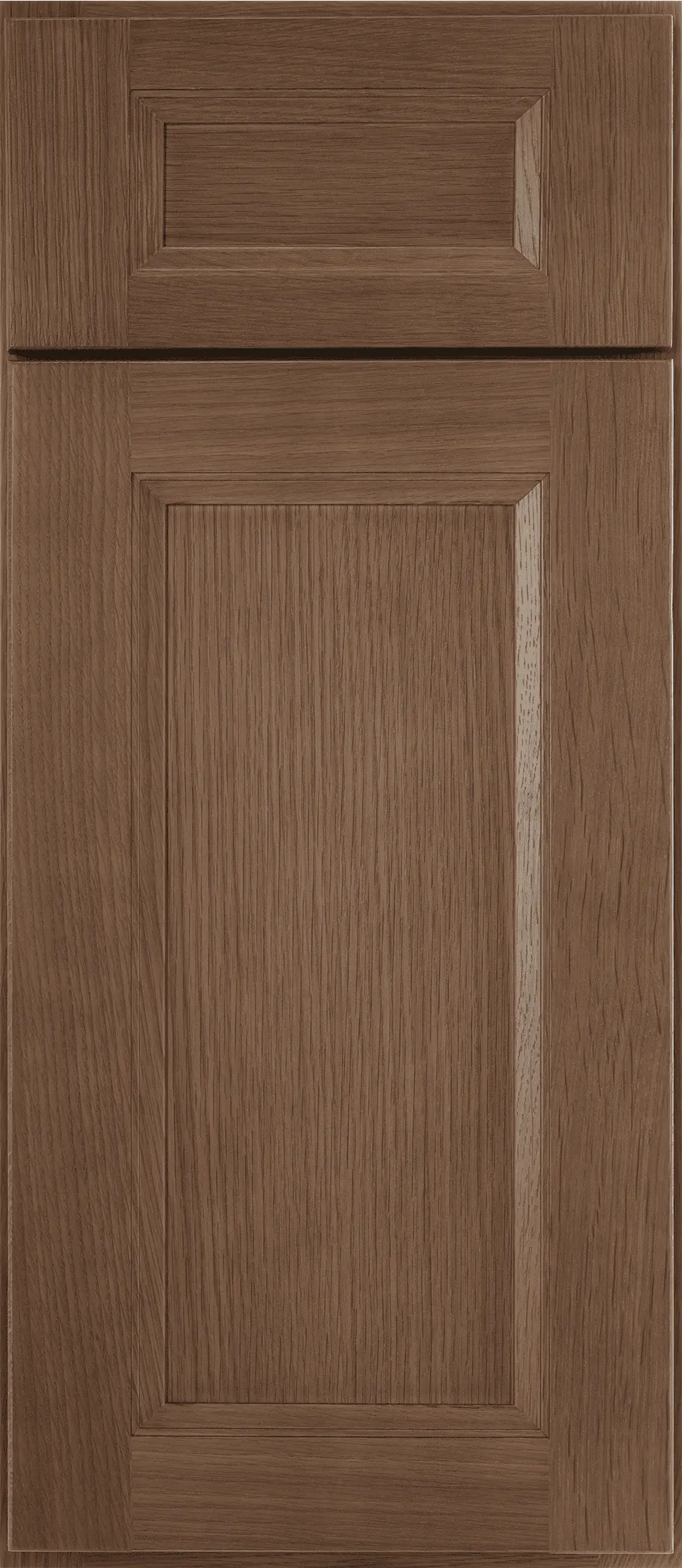 Bourbon Oak kitchen cabinet door style sample from Lotus Surfaces