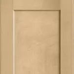 Shaker Honey kitchen cabinet door style sample from Lotus Surfaces