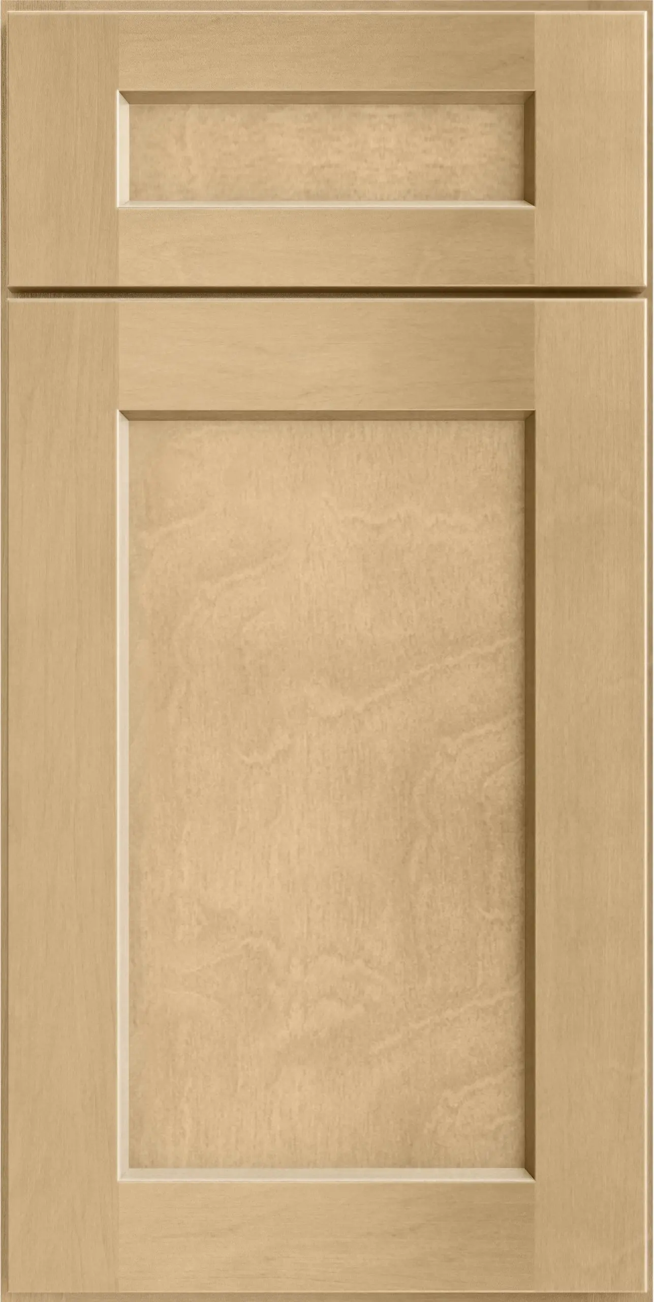 Shaker Honey kitchen cabinet door style sample from Lotus Surfaces